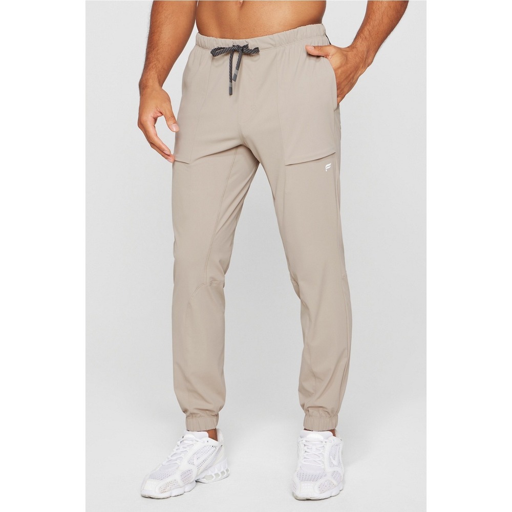 NEW Fabletics The One Jogger Tall Brutalist Khaki Tan Athletic Training Pant